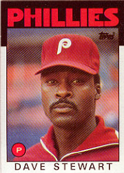 1986 Topps Baseball Cards      689     Dave Stewart